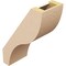 Ekena Millwork 5-inch W x 10-inch D x 14-inch H Geneva Rough Cedar Woodgrain TimberThane Knee Brace, Primed BRCUR05X10X14GNVRCPR - alternate 4